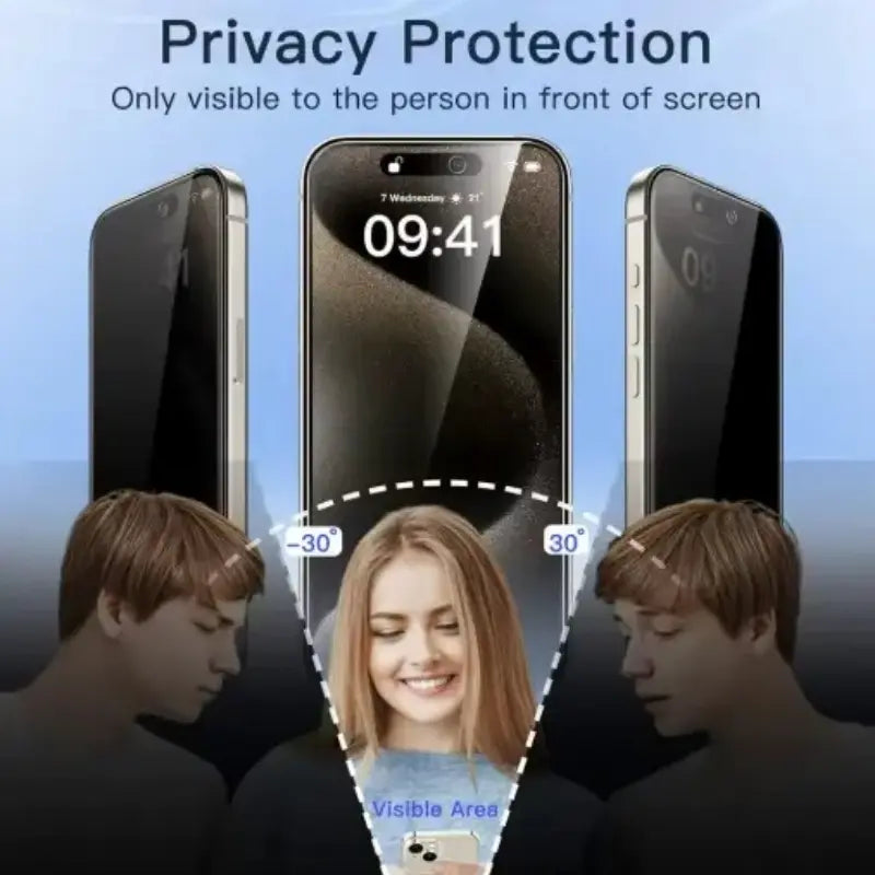 Protection écran anti-espionnage pour iPhone