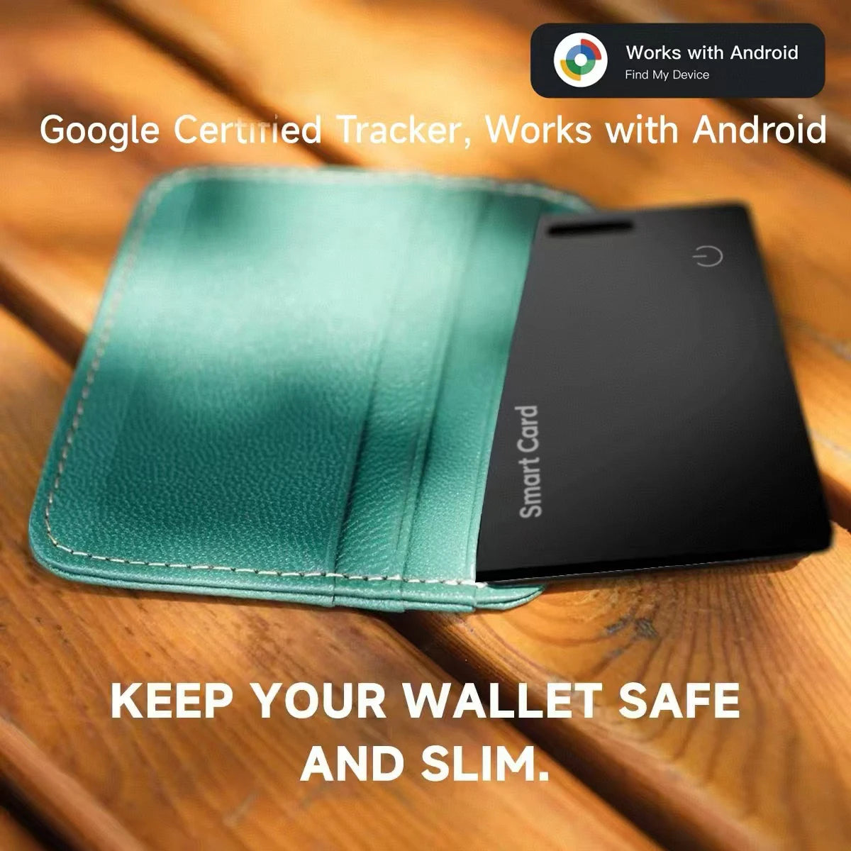 Carte de suivi de portefeuille lim pour Android-étiquette intelligente Bluetooth Ultra mince sans fil Rechargeable pour portefeuille et bagages Anti-gauche