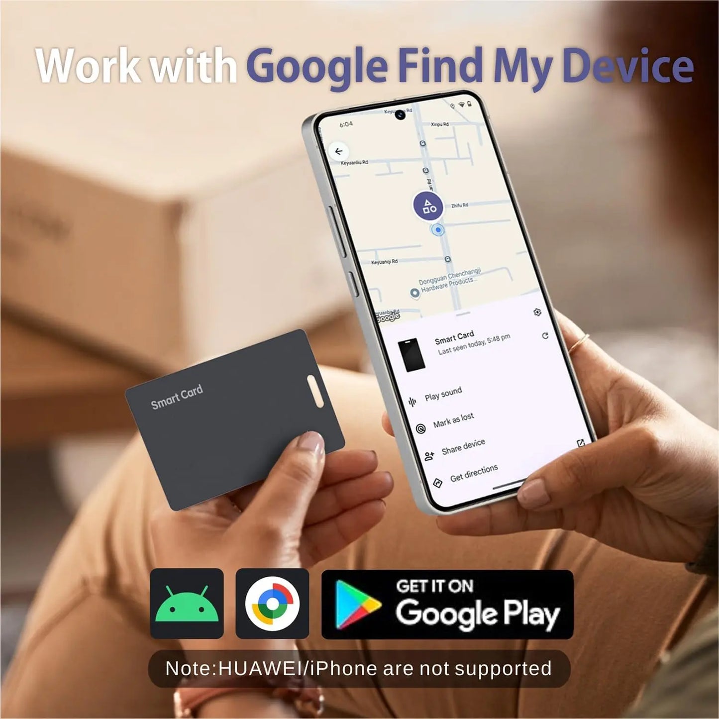 Carte de suivi de portefeuille lim pour Android-étiquette intelligente Bluetooth Ultra mince sans fil Rechargeable pour portefeuille et bagages Anti-gauche
