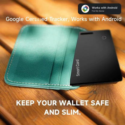 Carte de suivi de portefeuille lim pour Android-étiquette intelligente Bluetooth Ultra mince sans fil Rechargeable pour portefeuille et bagages Anti-gauche